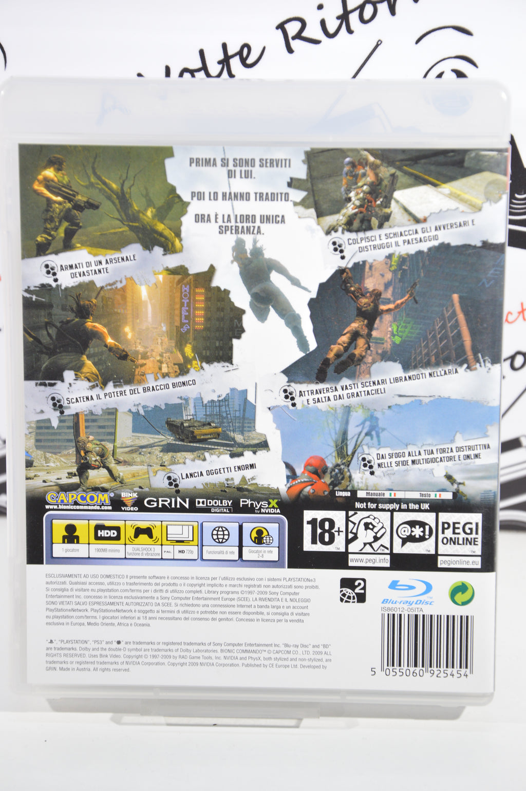 Bionic Commando Playstation 3 18+ Multilingua
