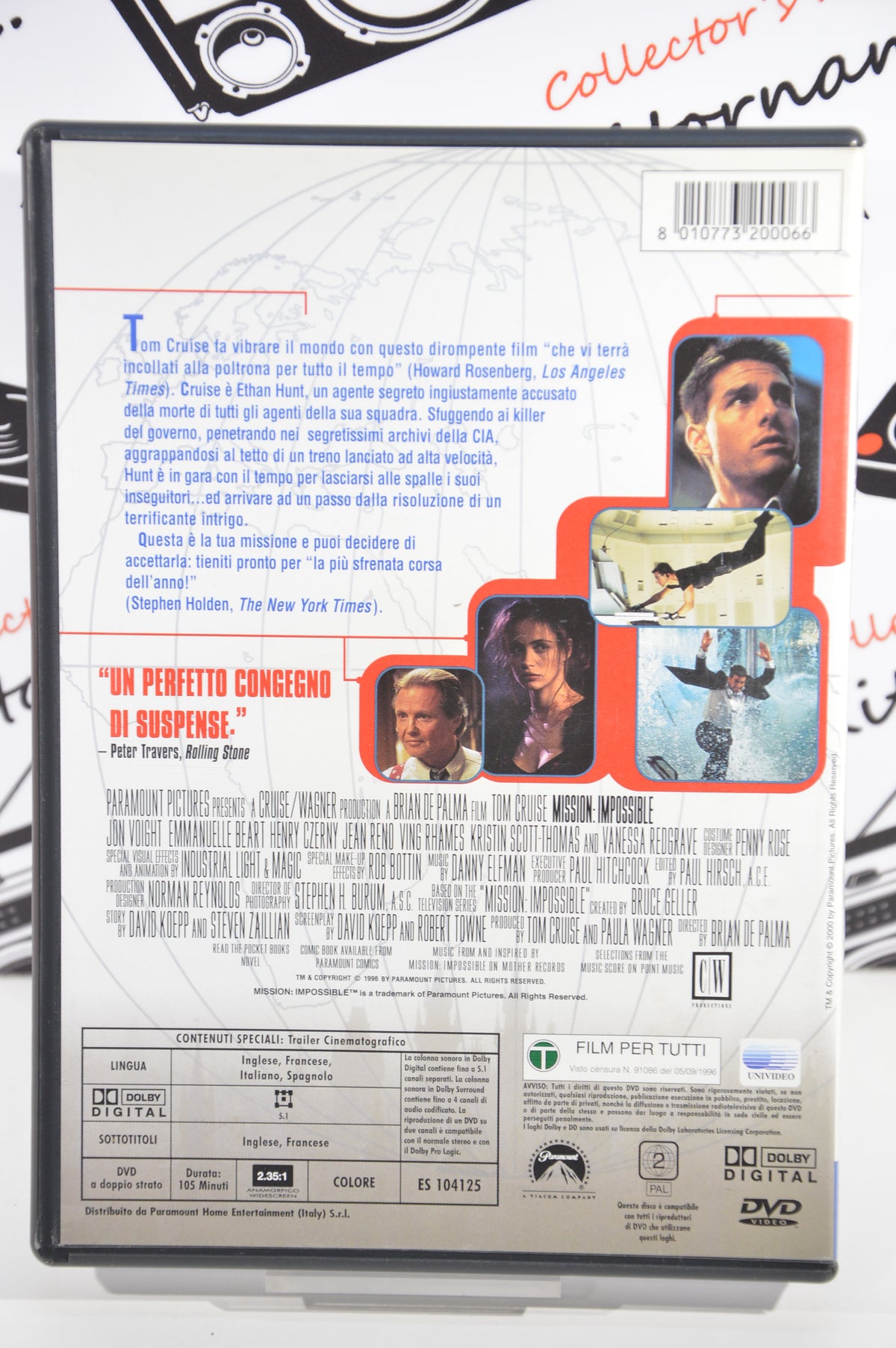 Mission Impossible Dvd Italiano Tom Cruise