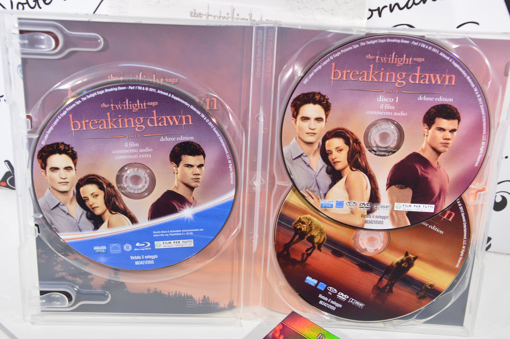 The Twilight saga Breaking dawn part 1 cofanetto deluxe edition Dvd Italiano
