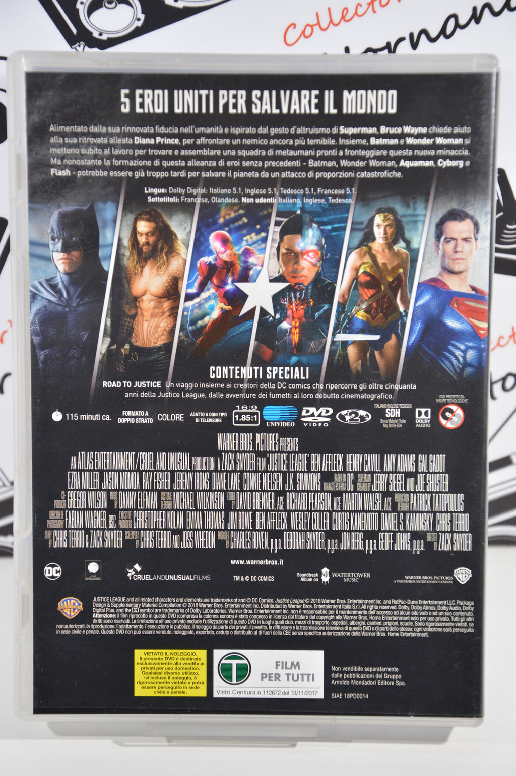 Justice League Dvd Italiano