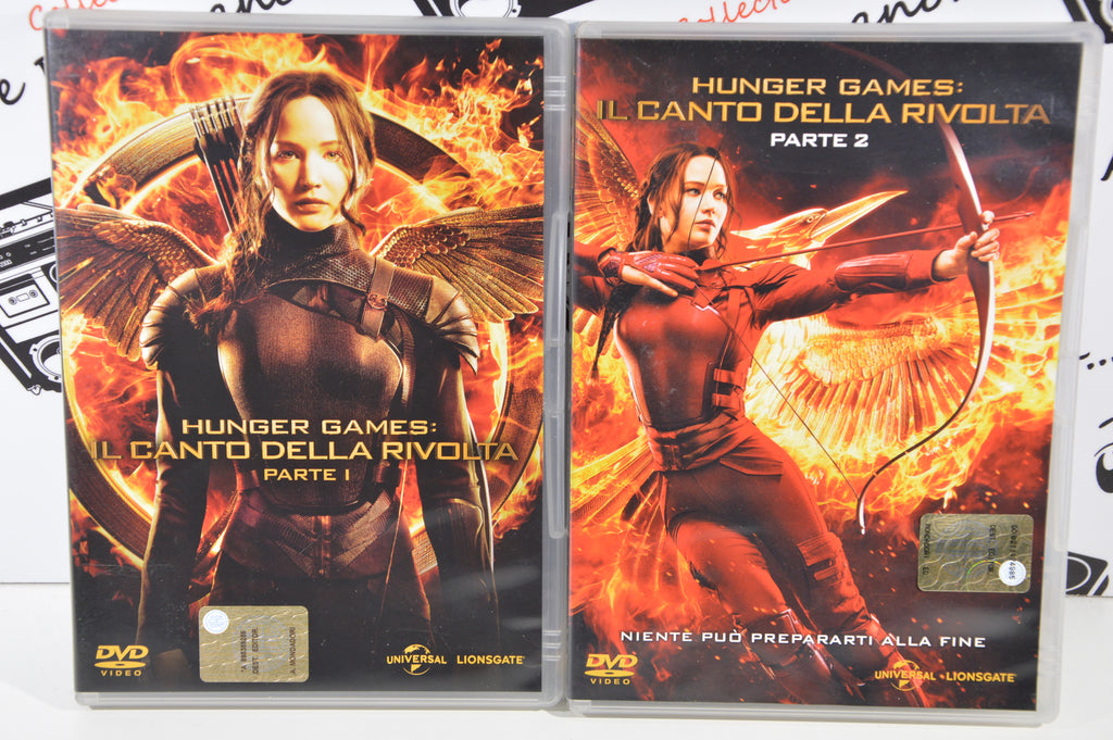 Hunger Games il canto della rivolta parte 1 e 2 Dvd Italiano