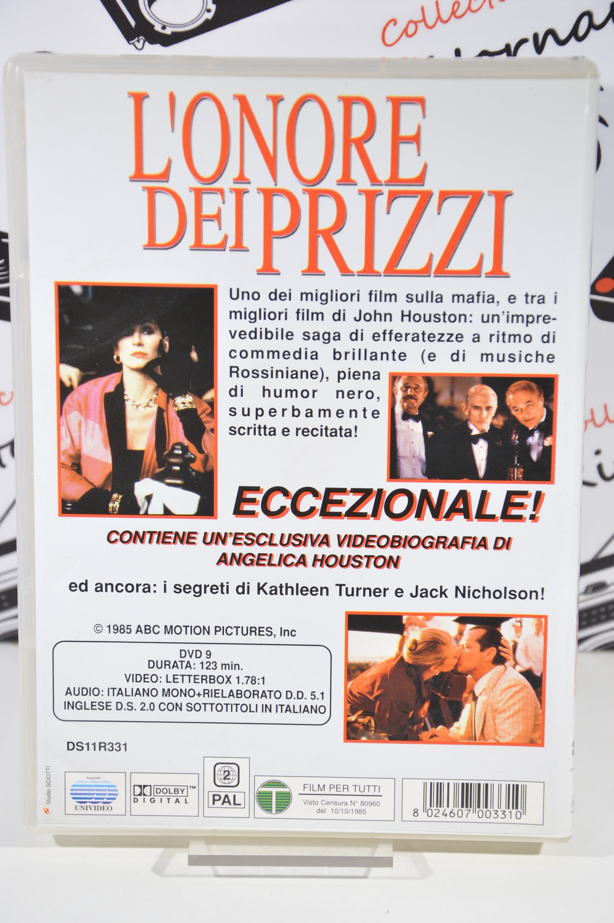 L'onore dei Prizzi Dvd