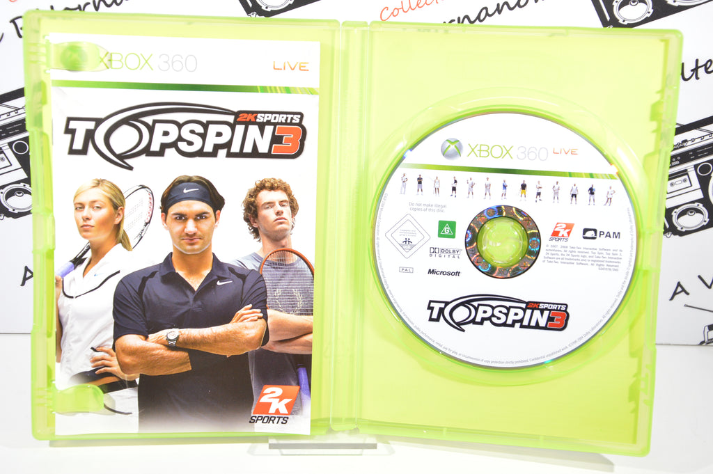 Top Spin 3 Xbox 360 3+ Multilingua
