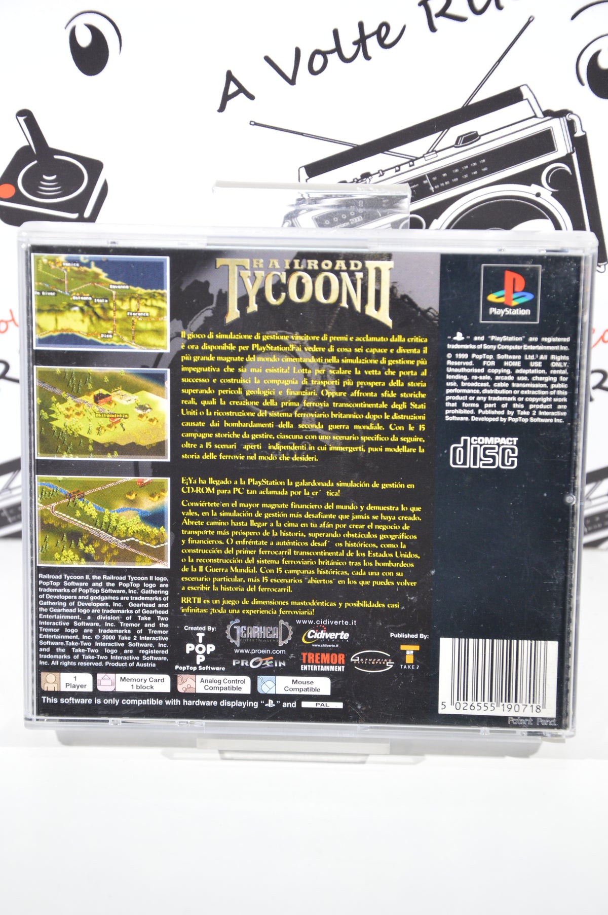 Railroad Tycoon II PlayStation 1 3+ Multilingua