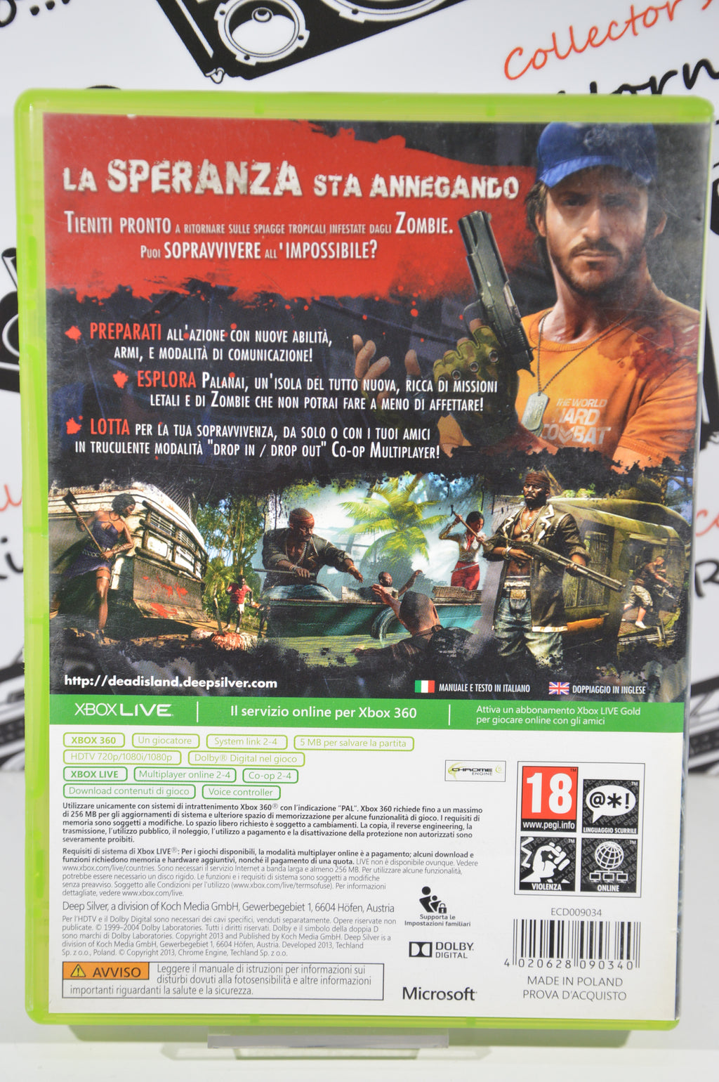 Dead Island Riptide Xbox 360 18+ Multilingua