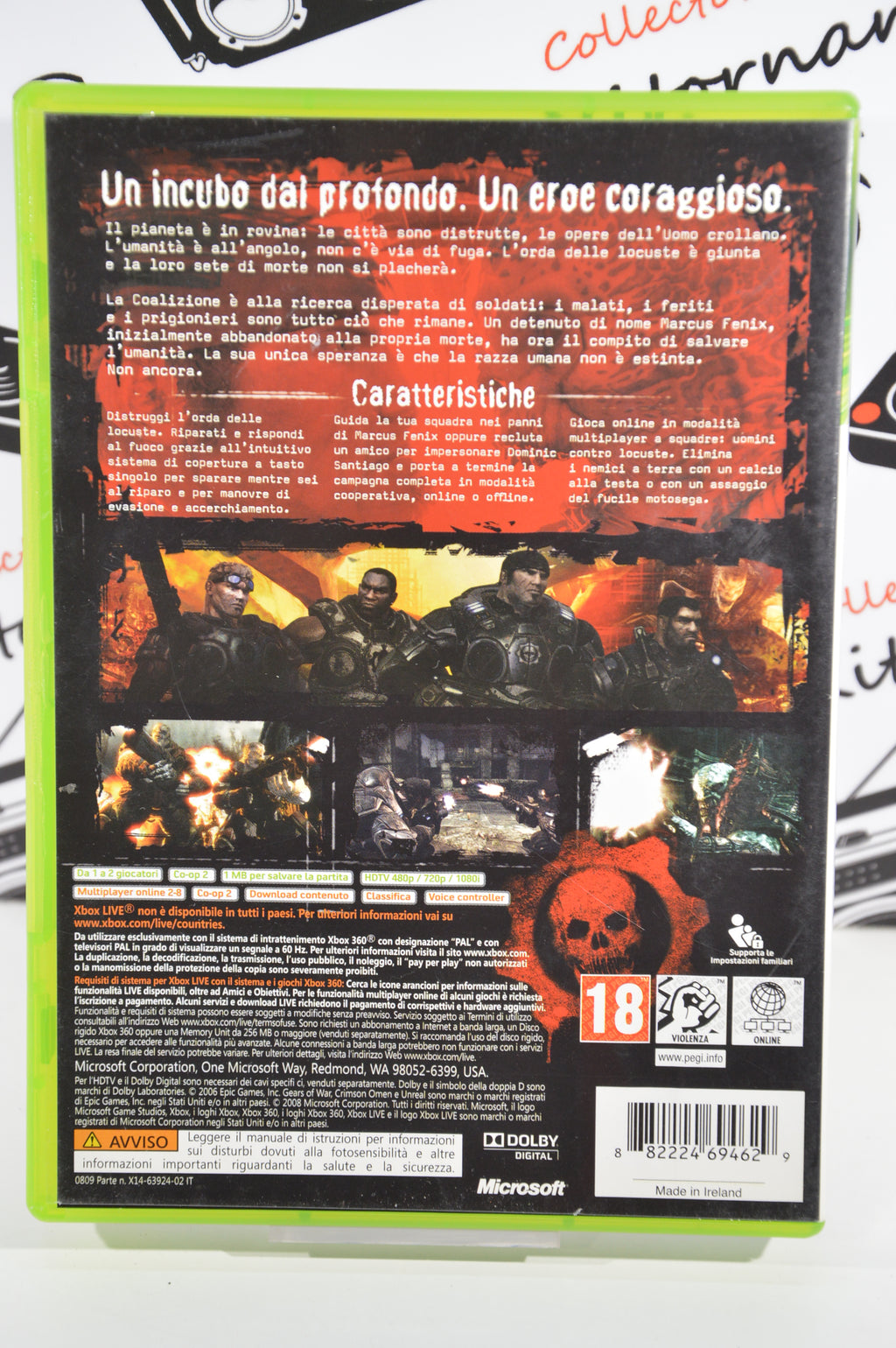Gears of War classics Xbox 360 18+ Multilingua Ita