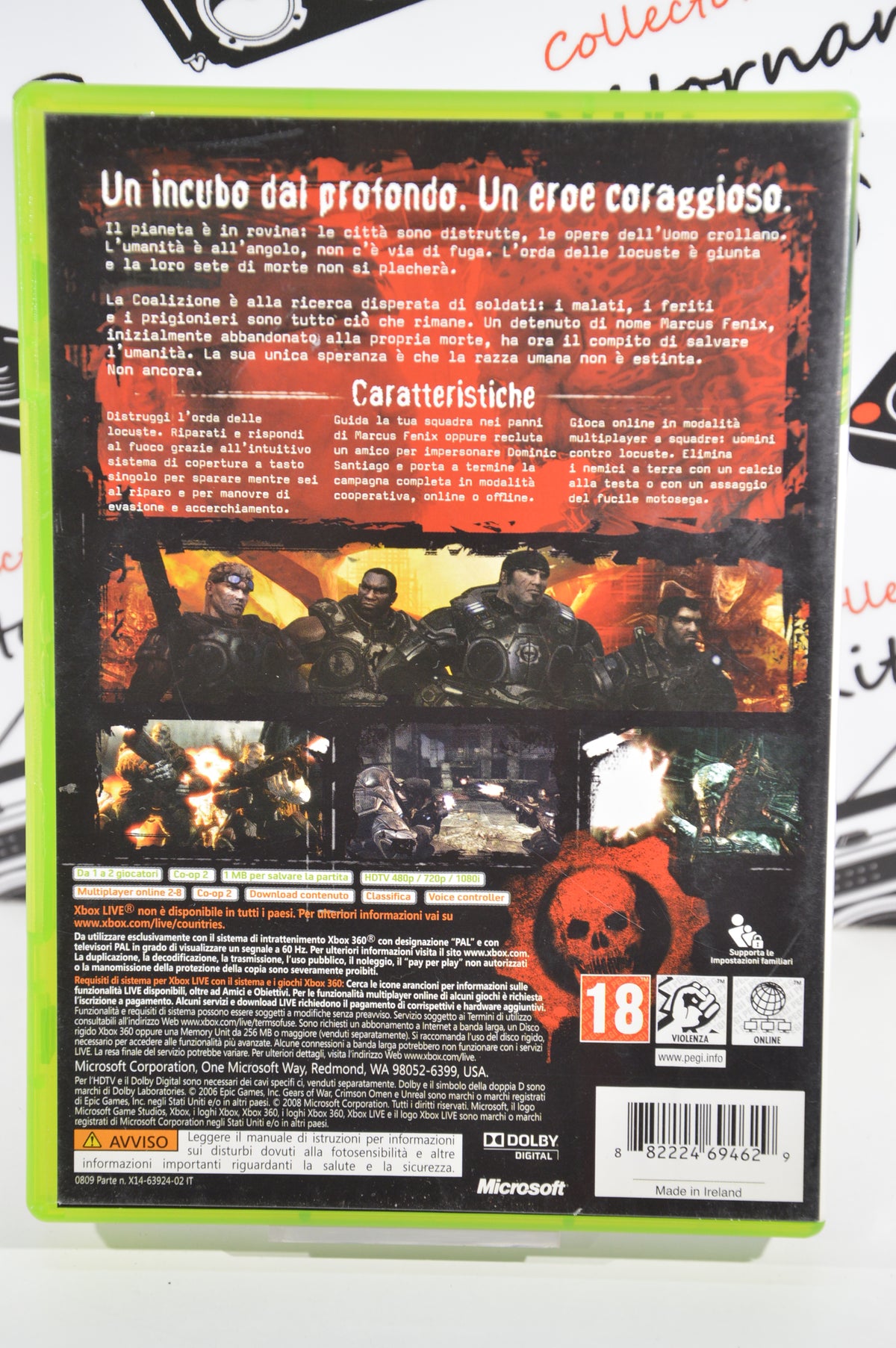 Gears of War classics Xbox 360 18+ Multilingua Ita