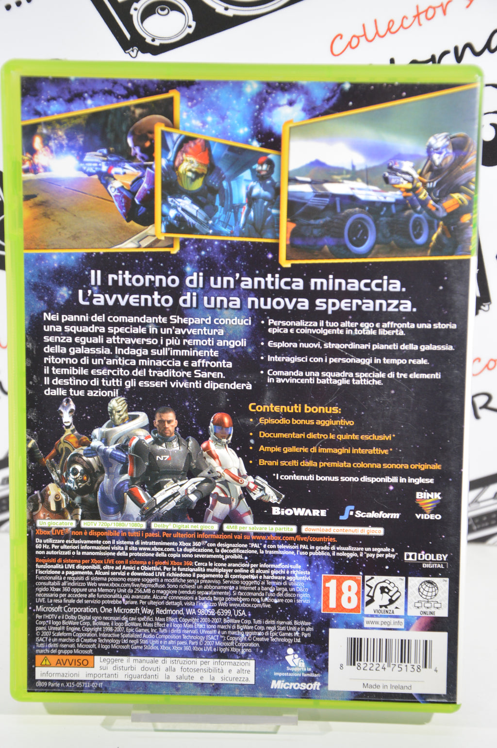 Mass effect classics Xbox 360 18+ Multilingua Ita