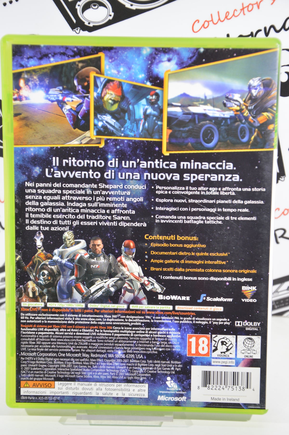 Mass effect classics Xbox 360 18+ Multilingua Ita