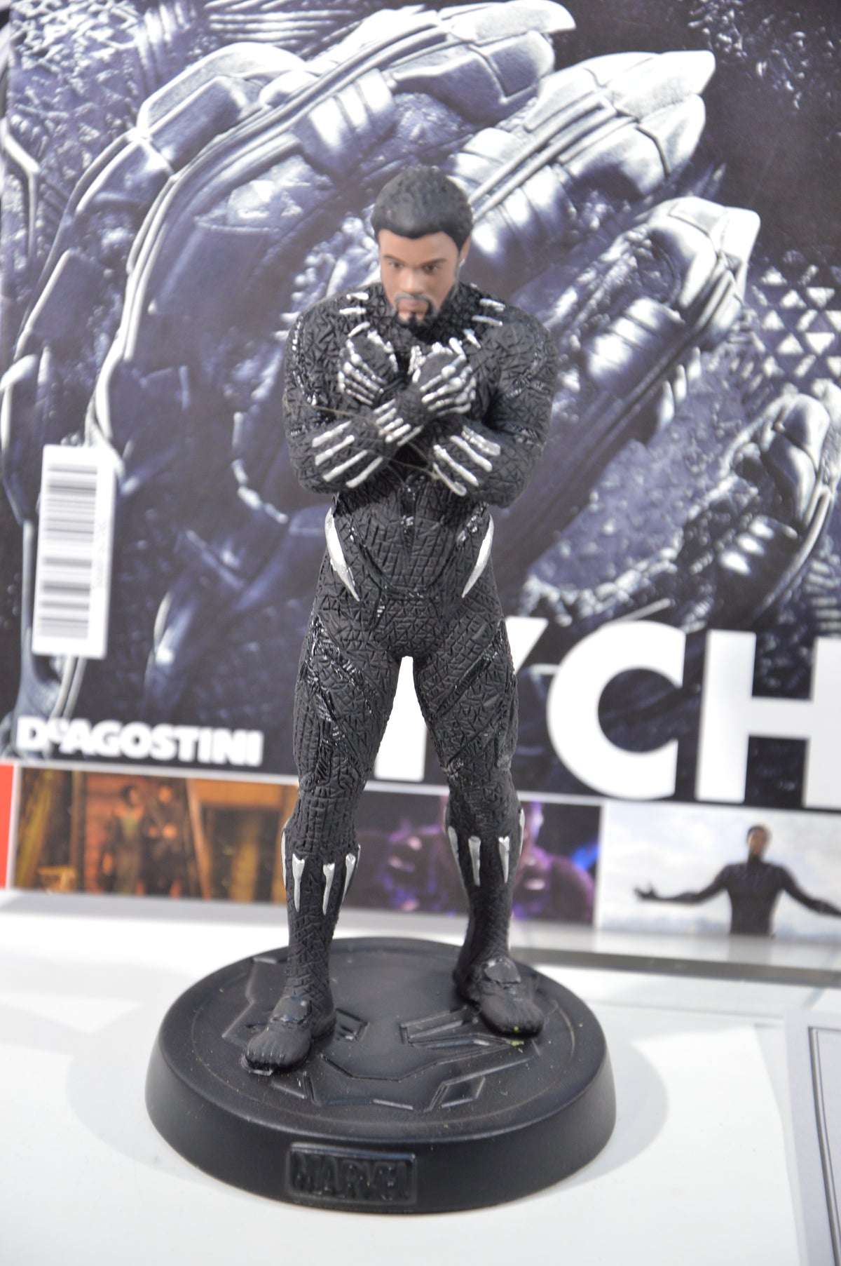 T'Challa Black phanter Marvel movie collection 82 Eaglemoss Statuetta Marvel