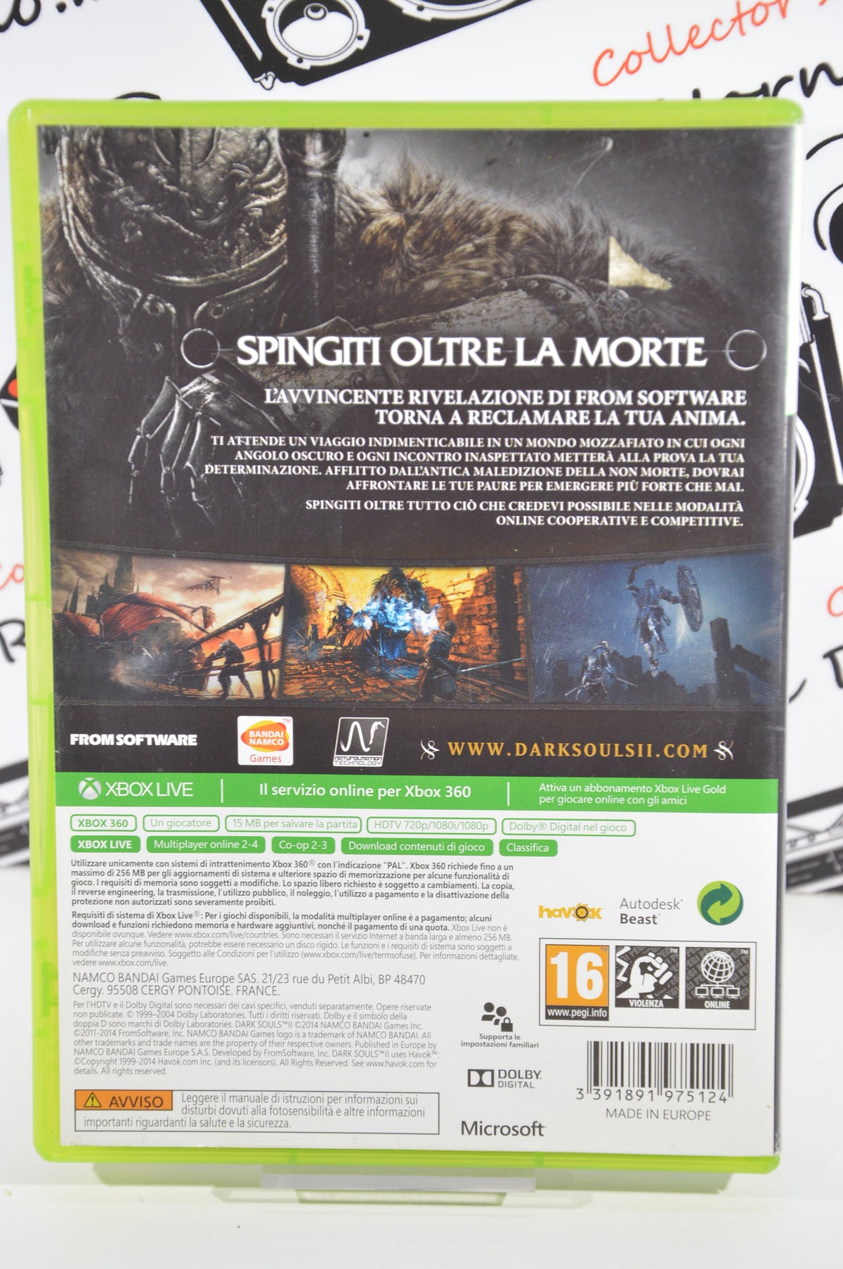 Dark Souls II Xbox 360 16+ Multilingua Ita
