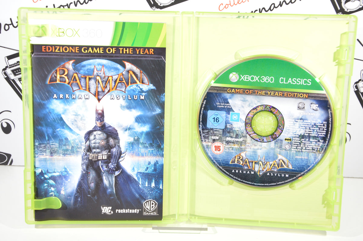 Batman Arkham Asylum edizione Goty Xbox 360 16+ Multilingua