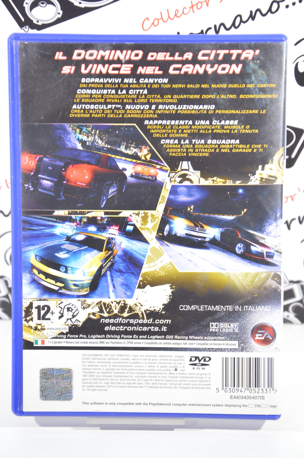 Need for speed carbon PlayStation 2 12+ ITA