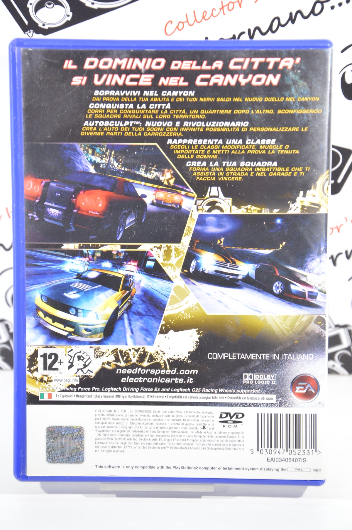 Need for speed carbon PlayStation 2 12+ ITA