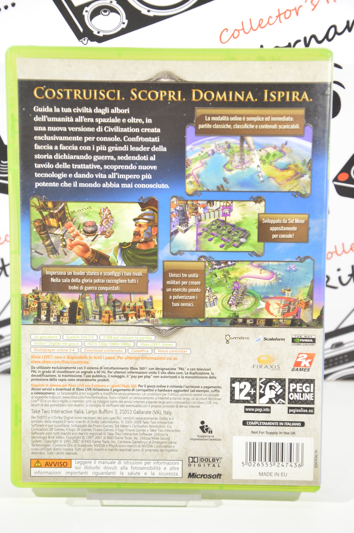 Civilization Revolution Xbox 360 12+ Italiano