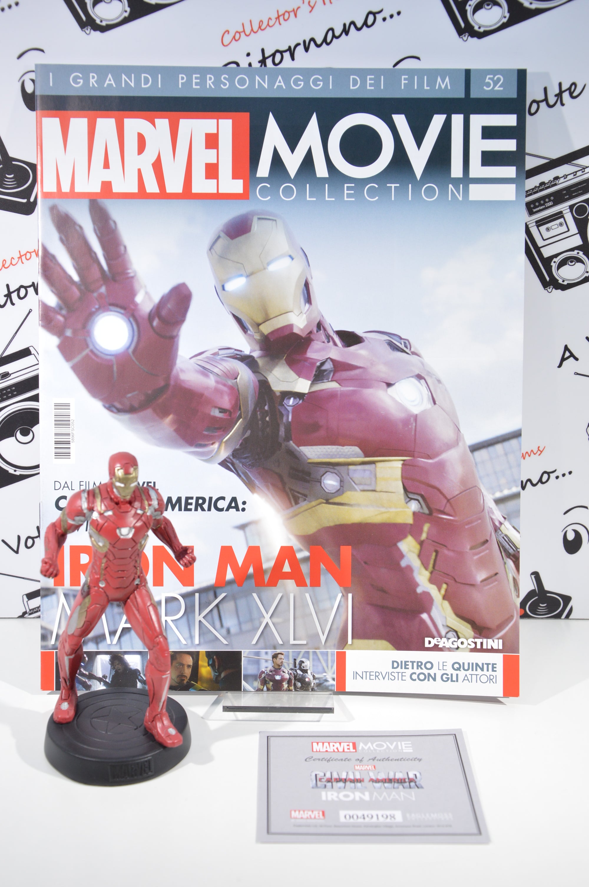 Iron Man Mark XLVI Statuetta Marvel 14 cm Marvel movie collection 52 Eaglemoss