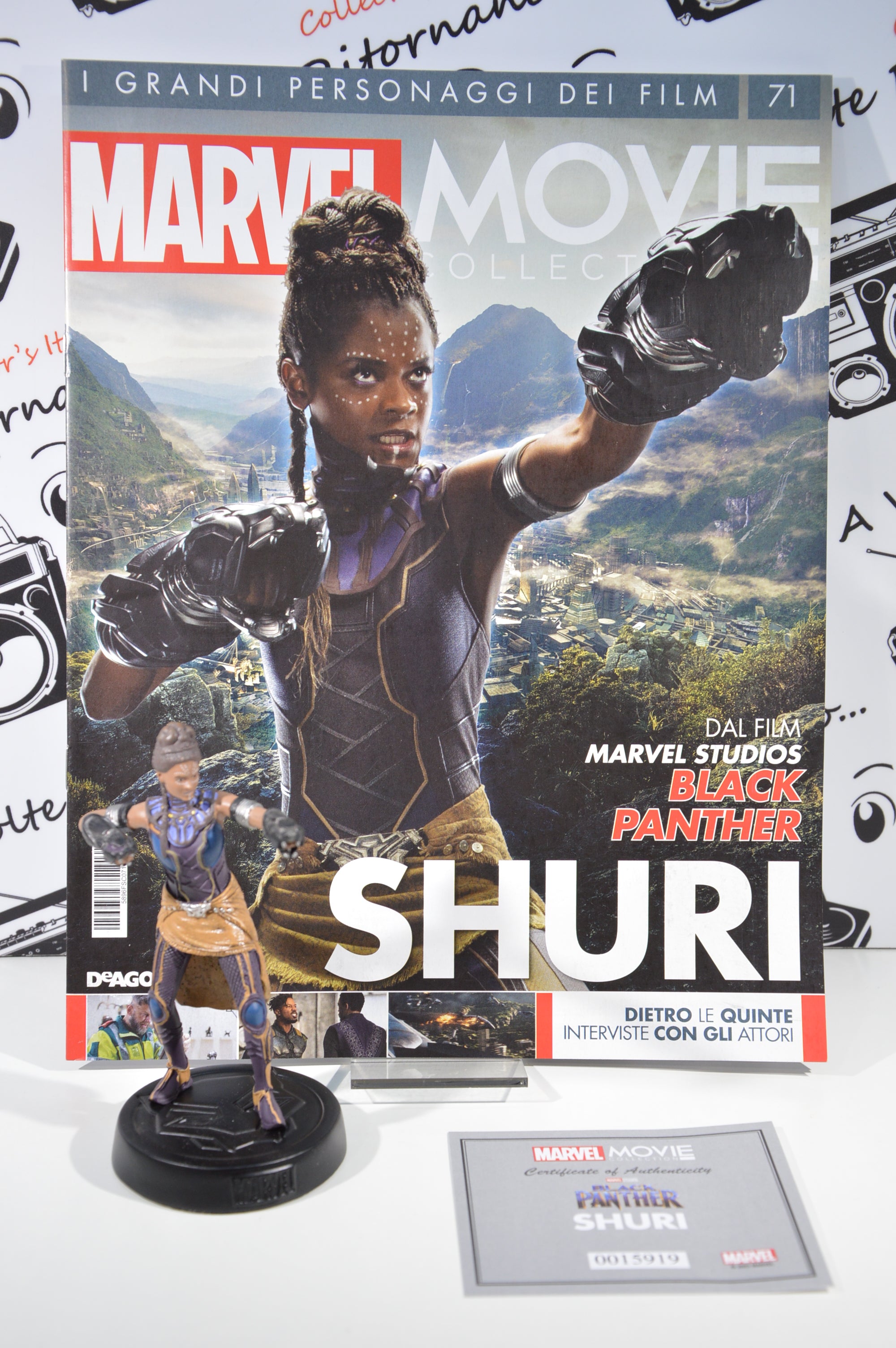 Shuri Statuetta Marvel 12 cm Marvel movie collection 71 Deagostini Eaglemoss