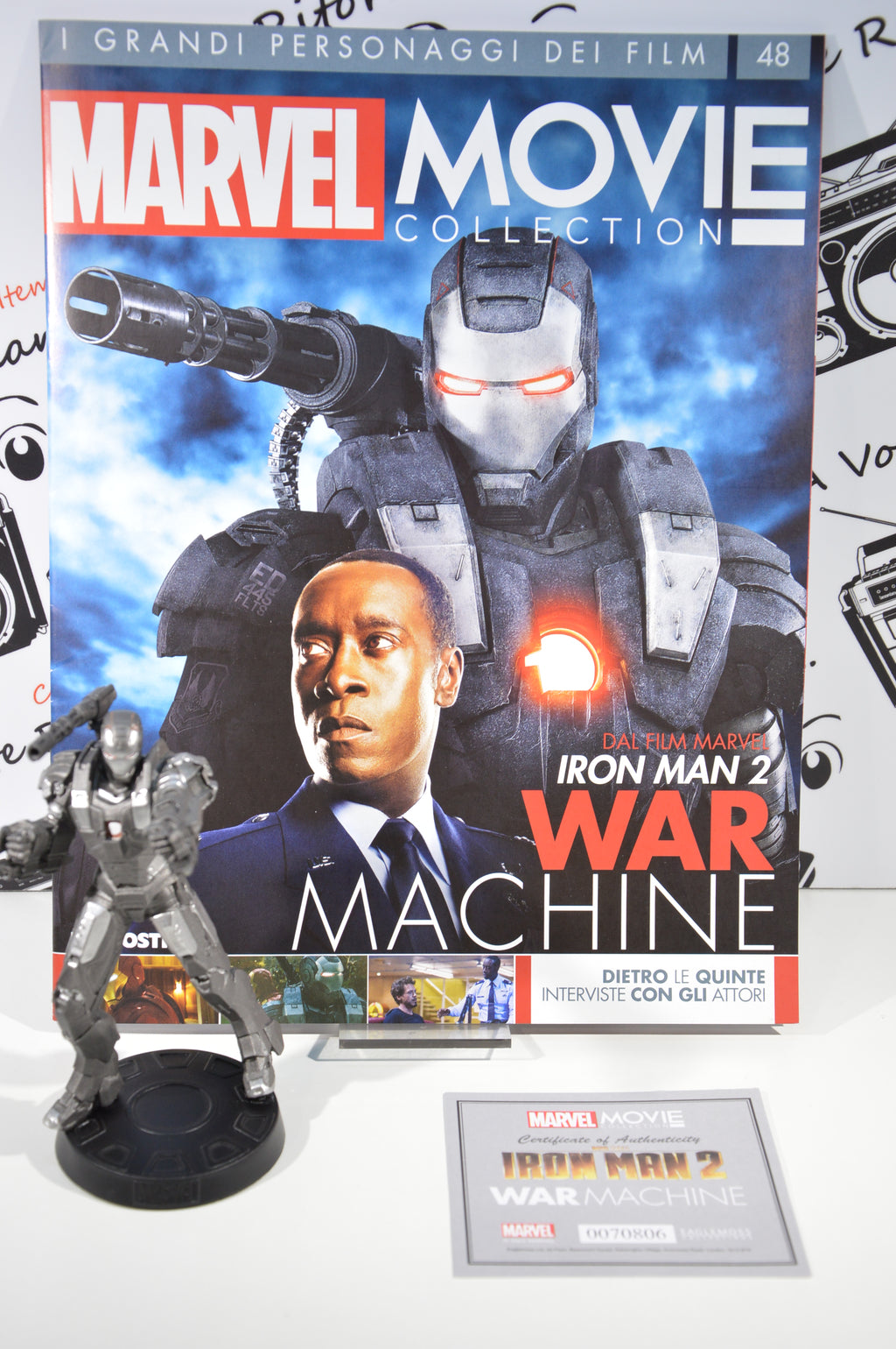 War Machine Statuetta Marvel Marvel movie collection 48 Eaglemoss