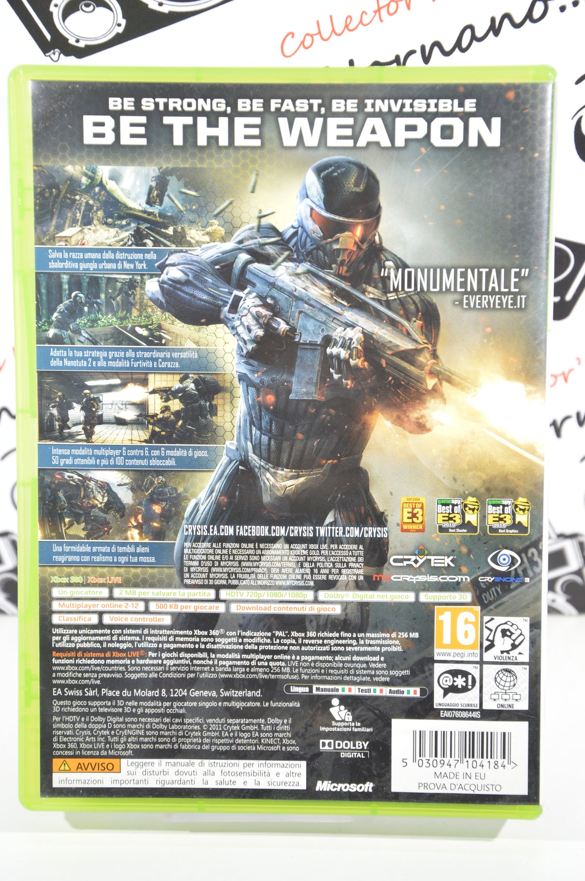 Crysis 2 Xbox 360 16+ Multilingua Ita