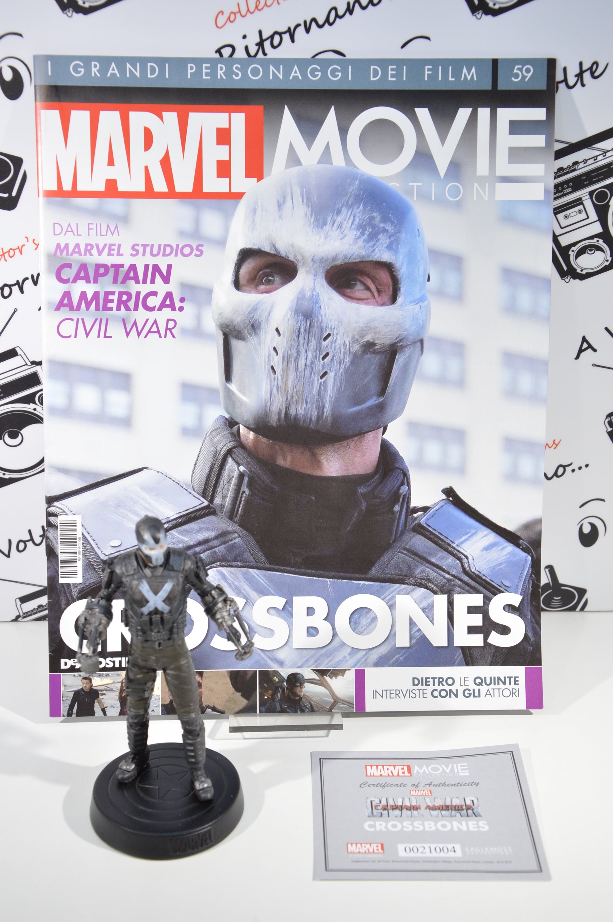 Crossbones Marvel movie collection 59 Eaglemoss Statuetta Marvel