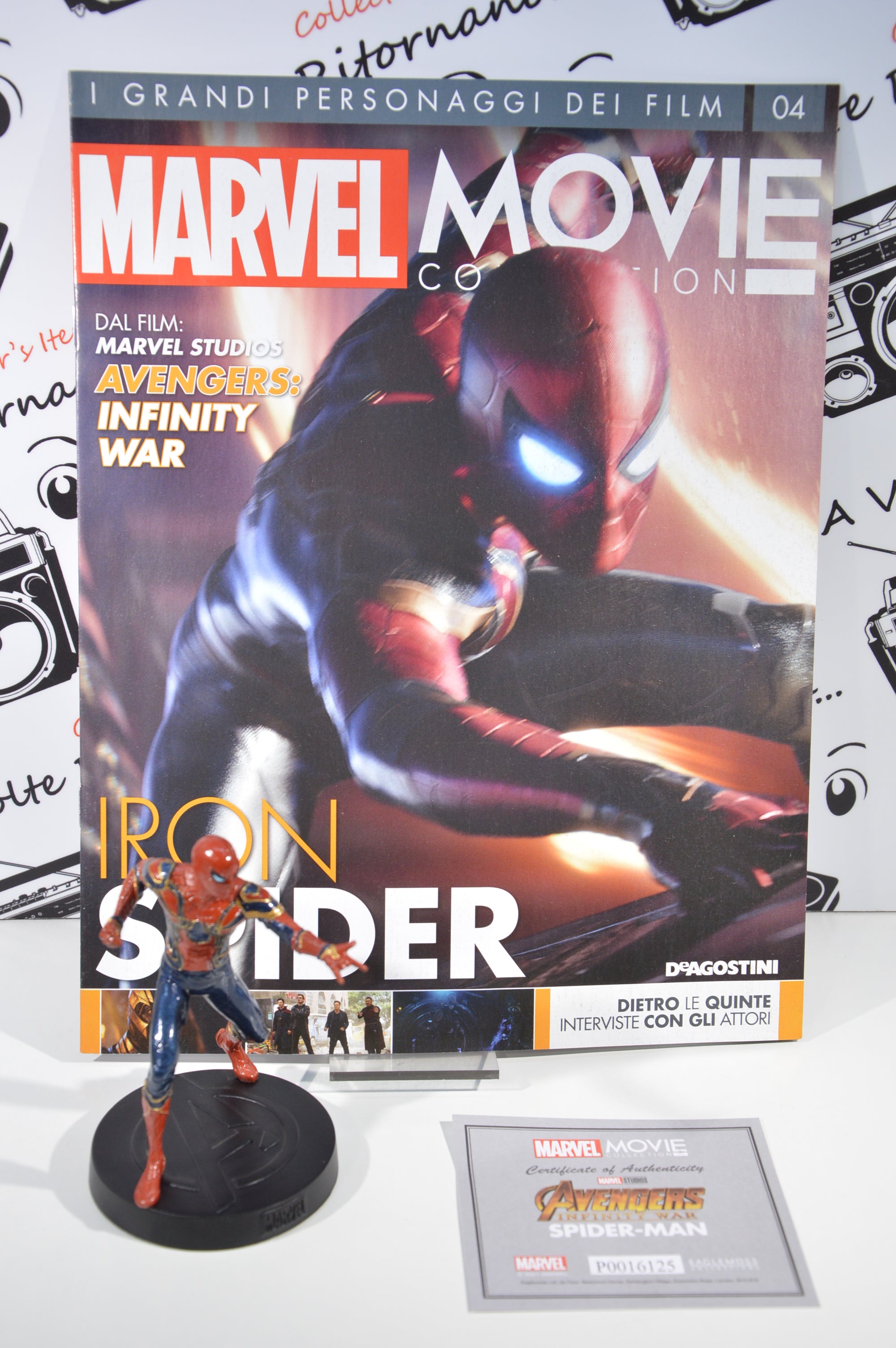 Iron Spider Marvel movie collection 04 Eaglemoss Statuetta Marvel