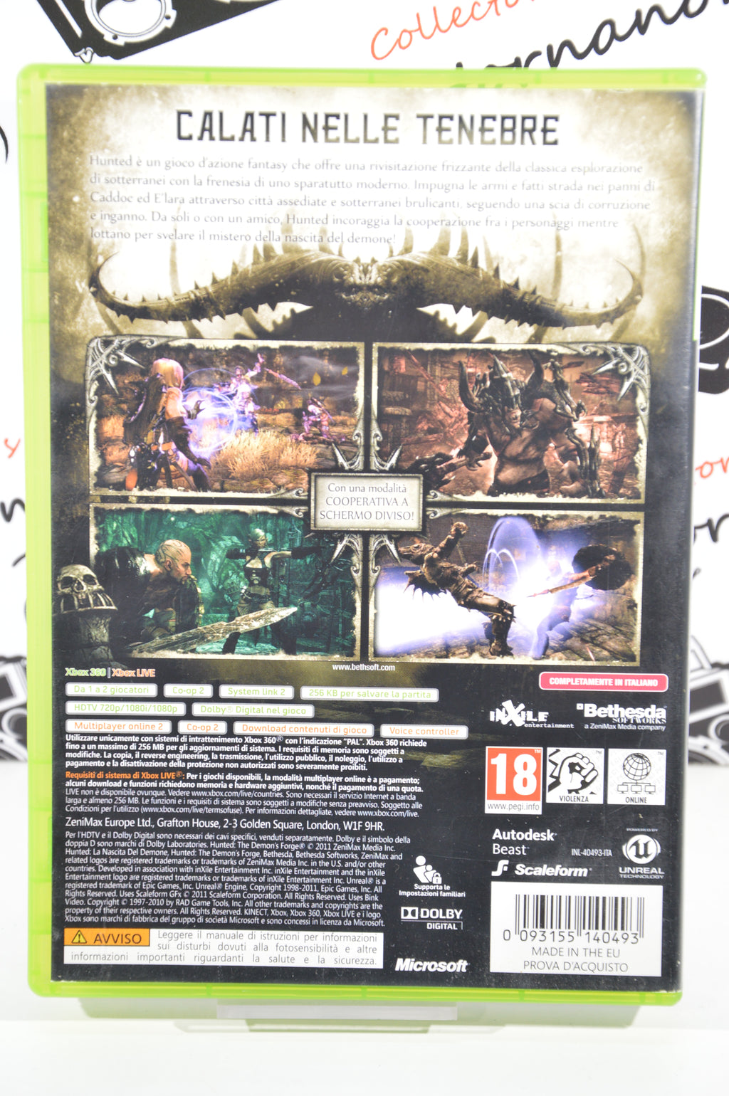 Hunted la nascita del demone Xbox 360 18+ Multilingua Ita