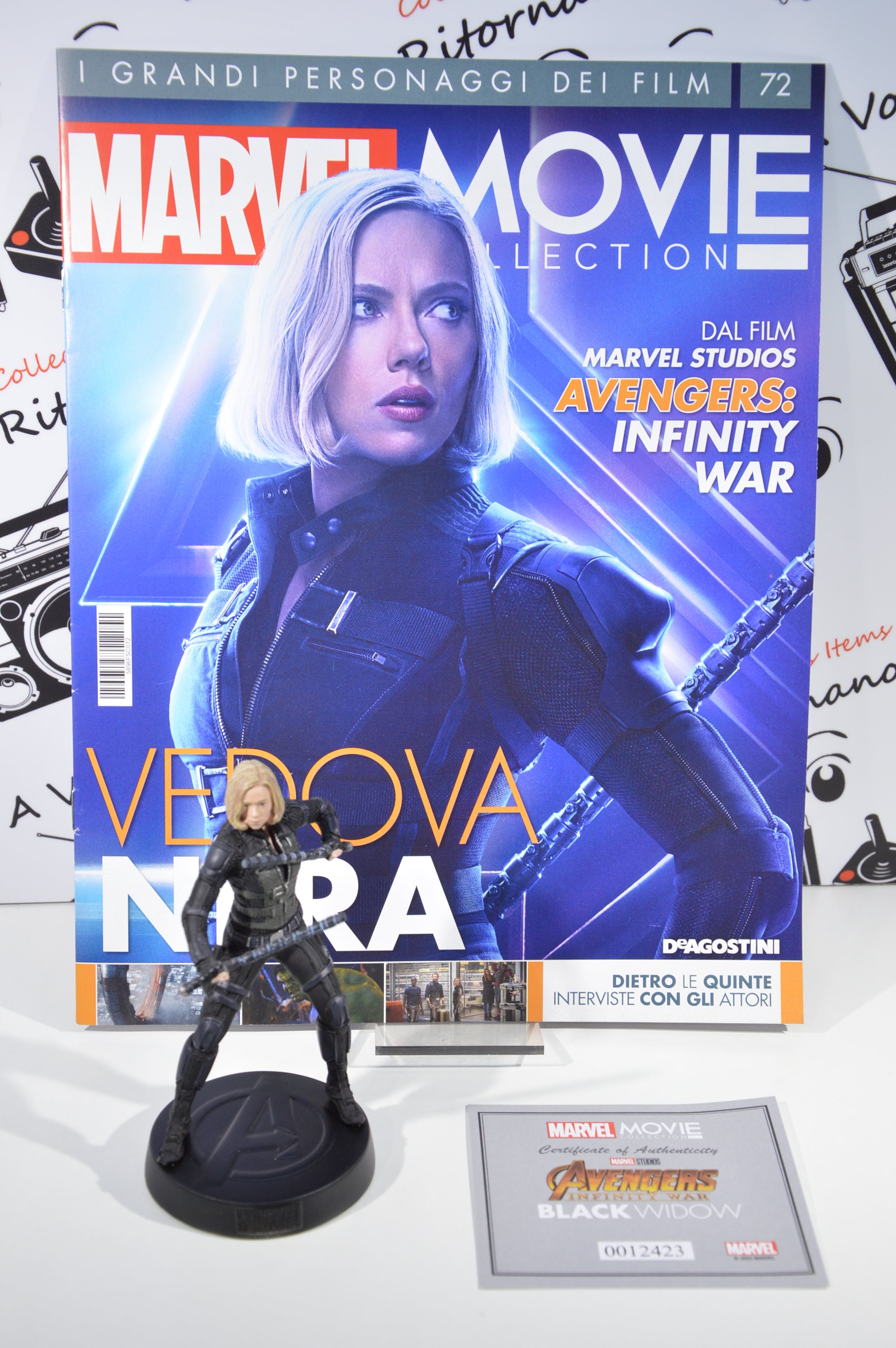 Black Widow Marvel movie collection 72 Eaglemoss Statuetta Marvel vedova nera