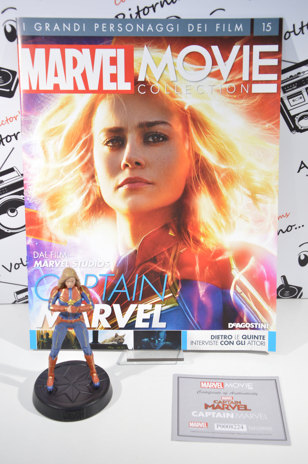 Captain Marvel Marvel movie collection 15 Eaglemoss Statuetta Marvel