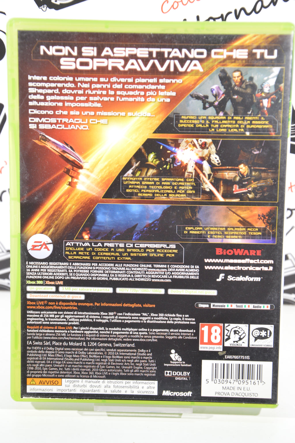 Mass effect 2 Xbox 360 18+ Multilingua Ita