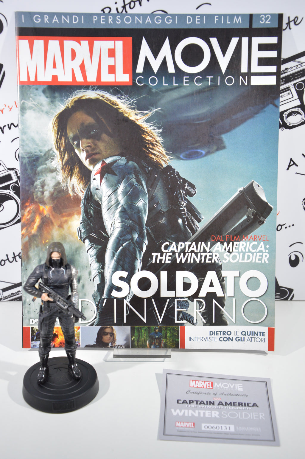 Winter Soldier Marvel movie collection 32 Eaglemoss Statuetta Marvel