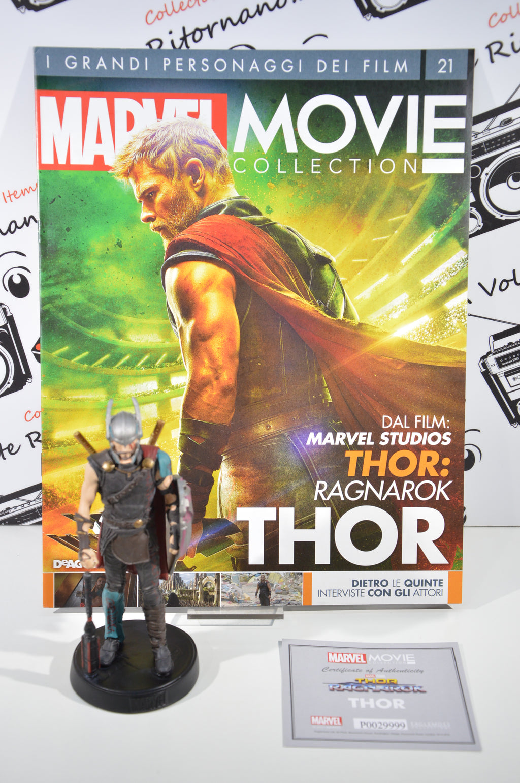 Thor Ragnarok Marvel movie collection 21 Eaglemoss Statuetta Marvel