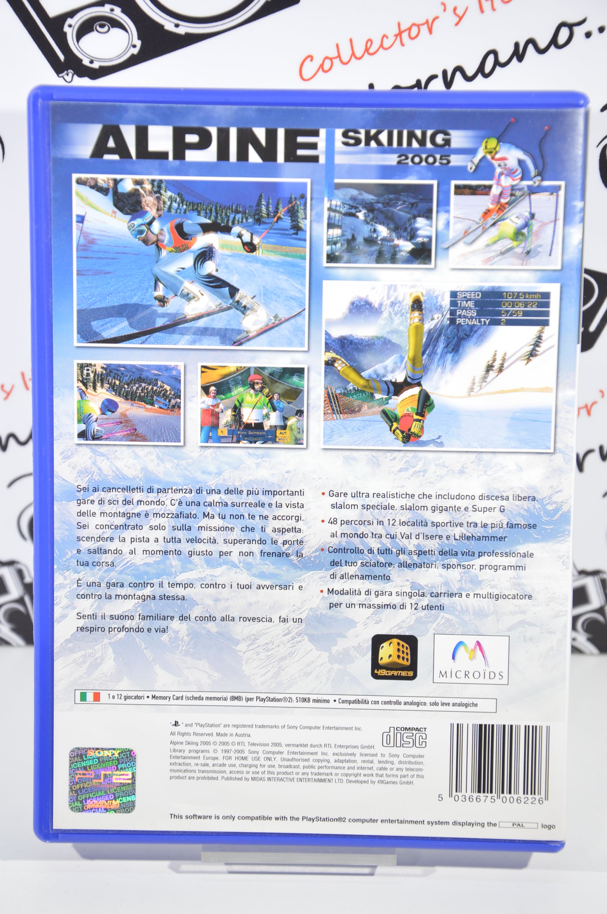 Alpine Skiing 2005 PlayStation 2 12+ lingua inglese