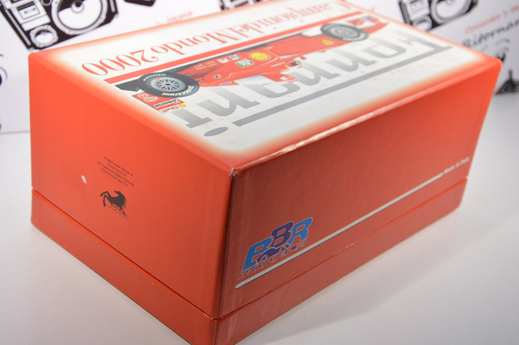 F1-2000 Ferrari Gp Malaysia Schumacher Campione del mondo BBR Models scala 1:43