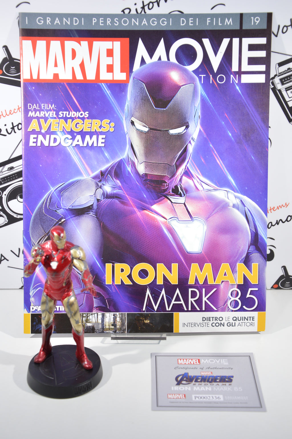 Iron Man Mark 85 Marvel movie collection 19 Eaglemoss Statuetta Marvel