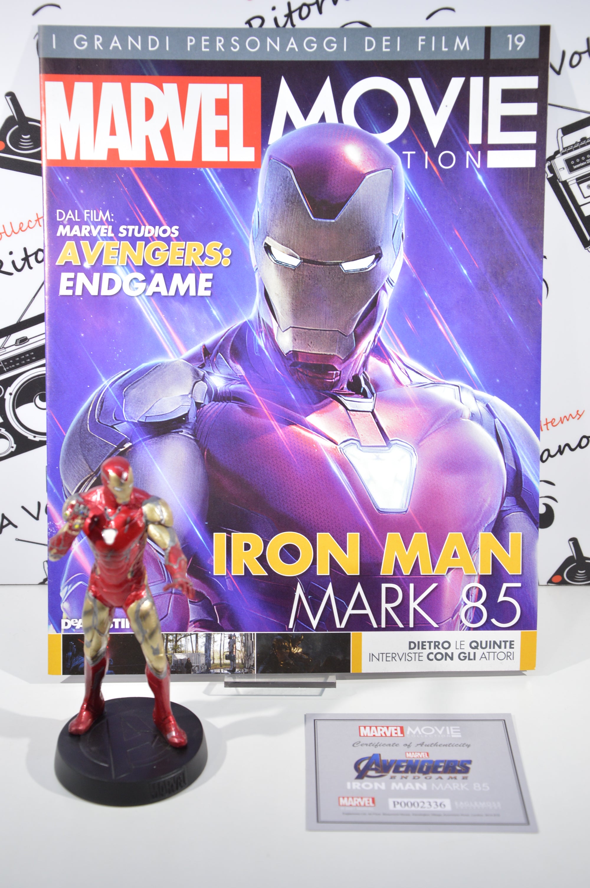 Iron Man Mark 85 Marvel movie collection 19 Eaglemoss Statuetta Marvel
