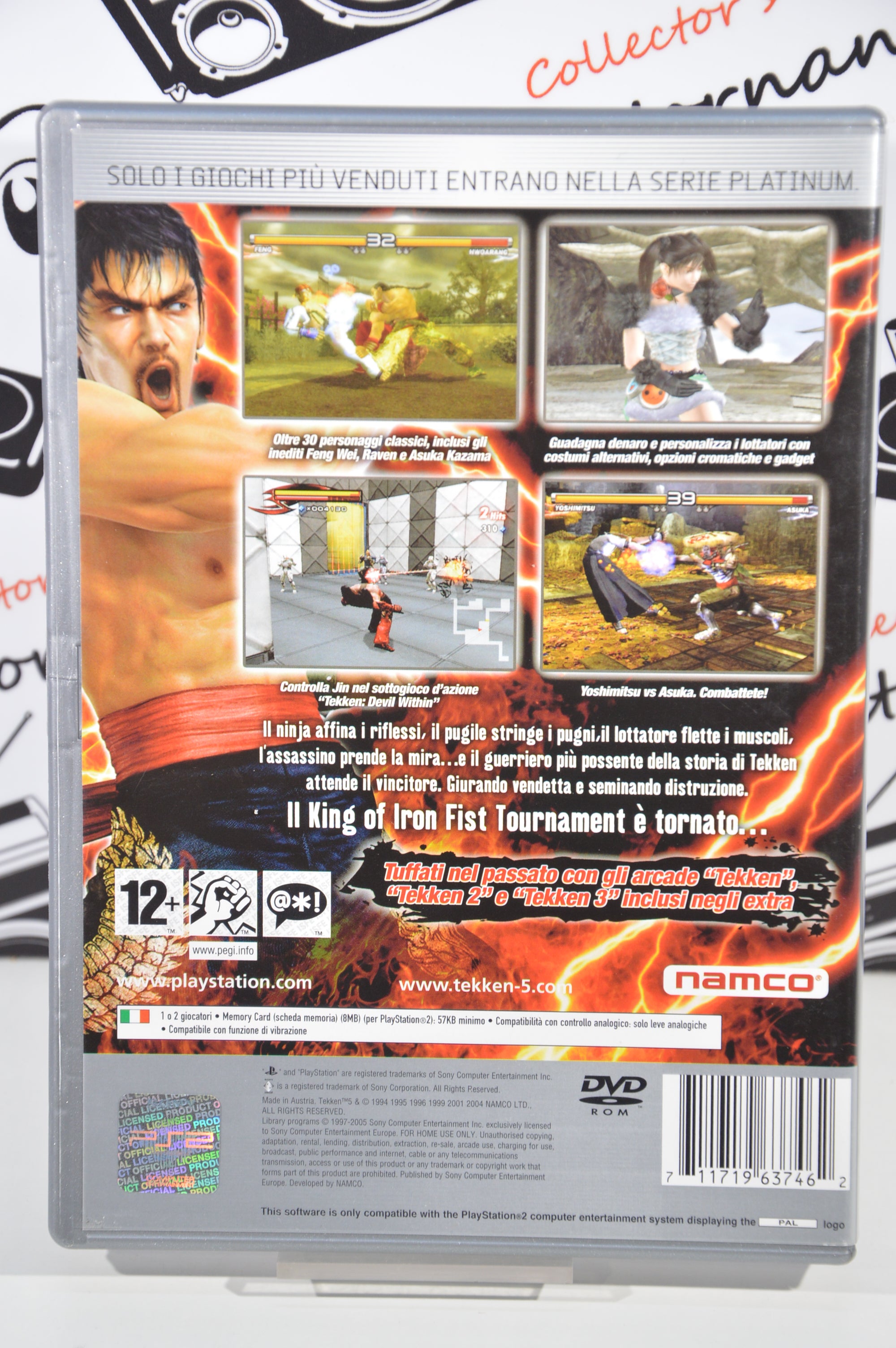 Tekken 5 platinum PlayStation 2 12+ Multilingua
