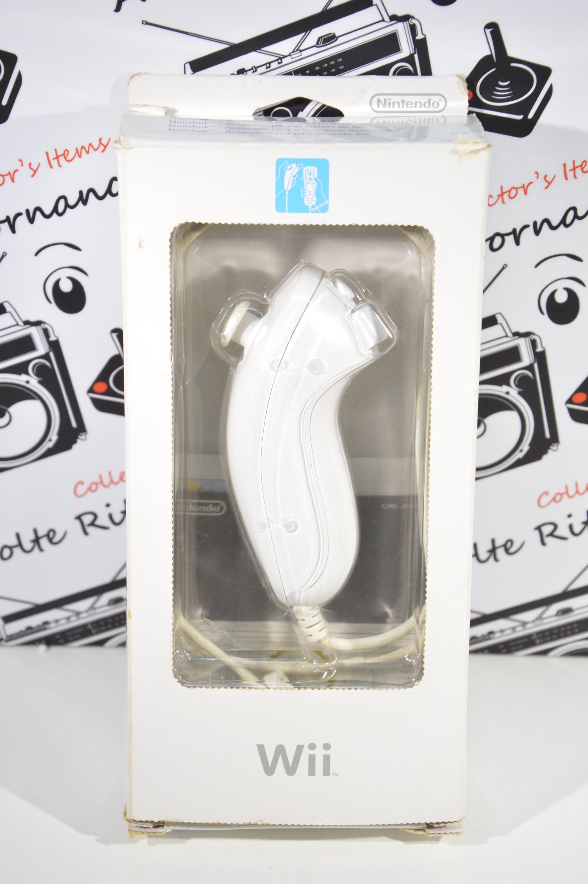 Nunchuk Nintendo Wii accessorio originale manopola pad Wii console