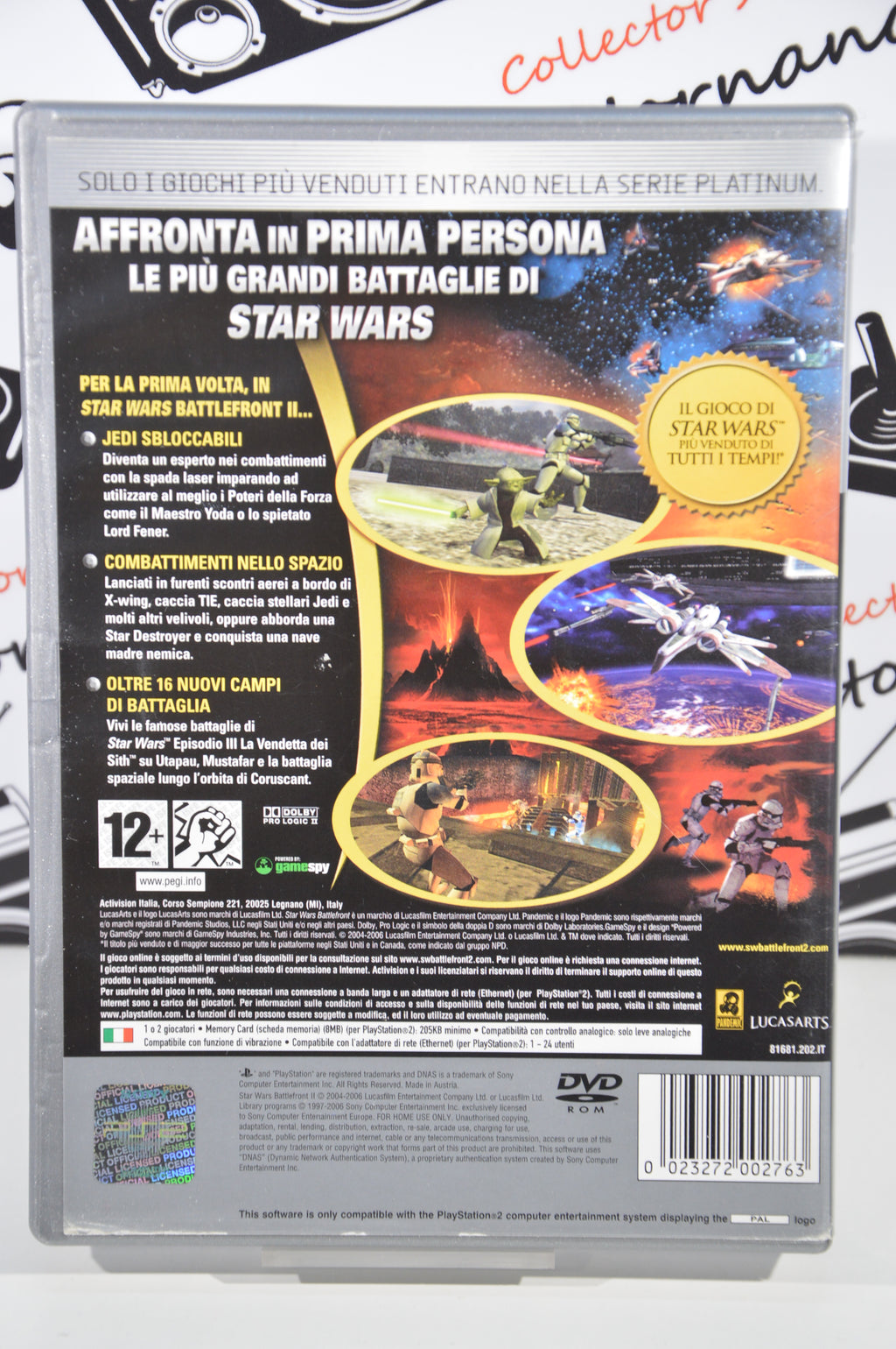 Star Wars Battlefront 2 platinum PlayStation 2 12+ Multilingua