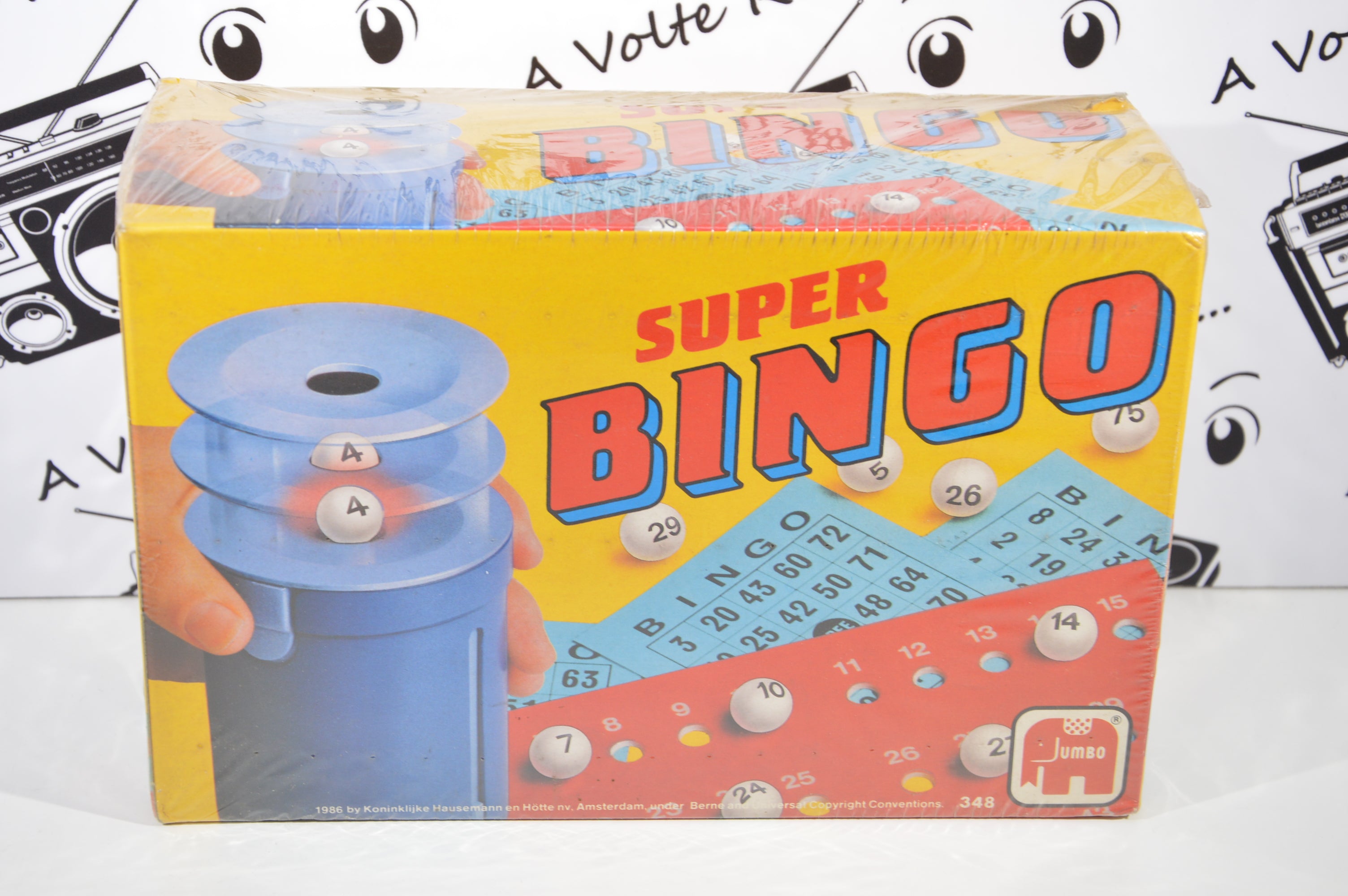 Super Bingo Jumbo anno 1986 gioco da tavolo vintage