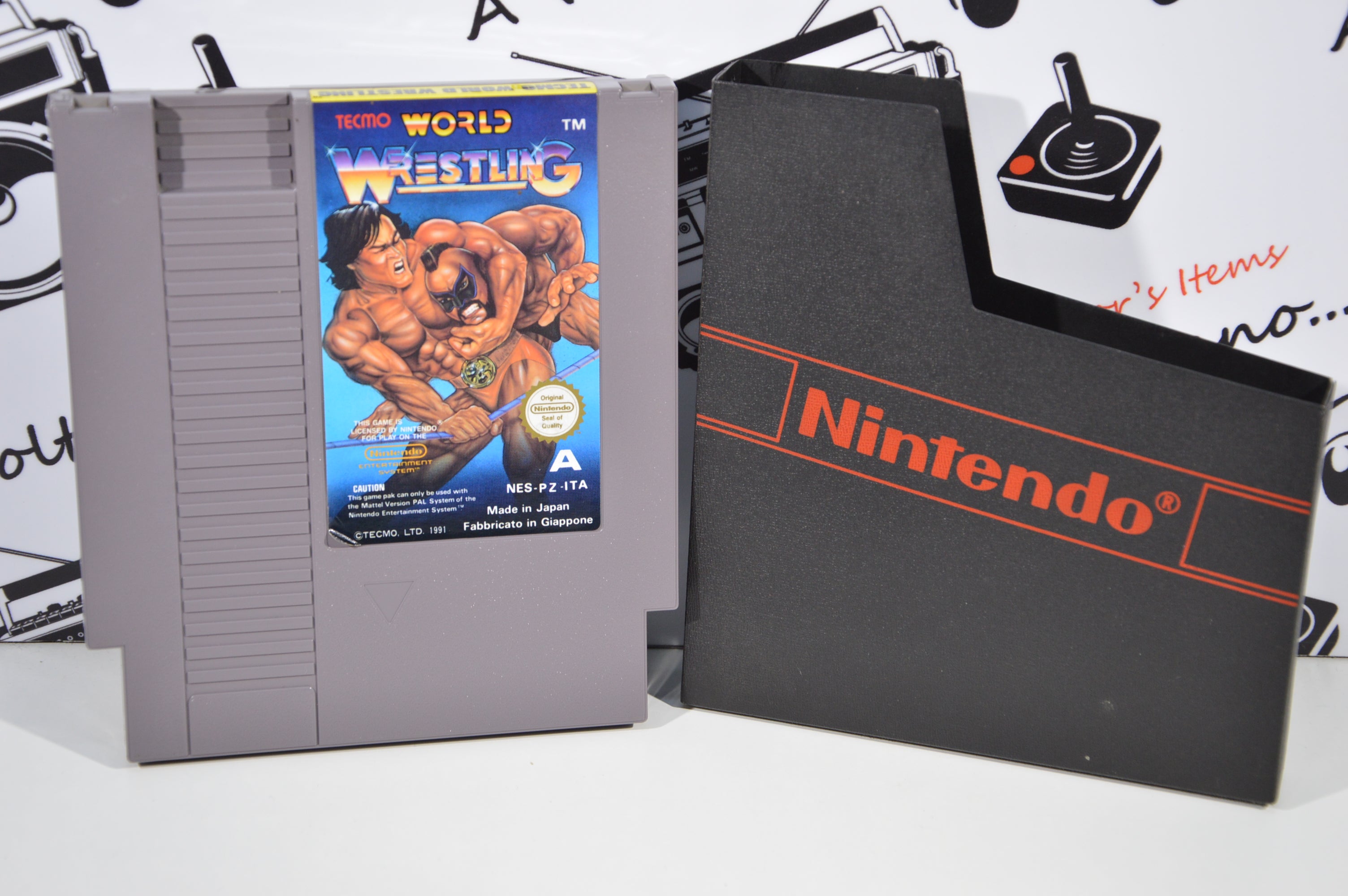 Tecmo World Wrestling Nintendo Nes Konami PAL A NES-PZ-ITA