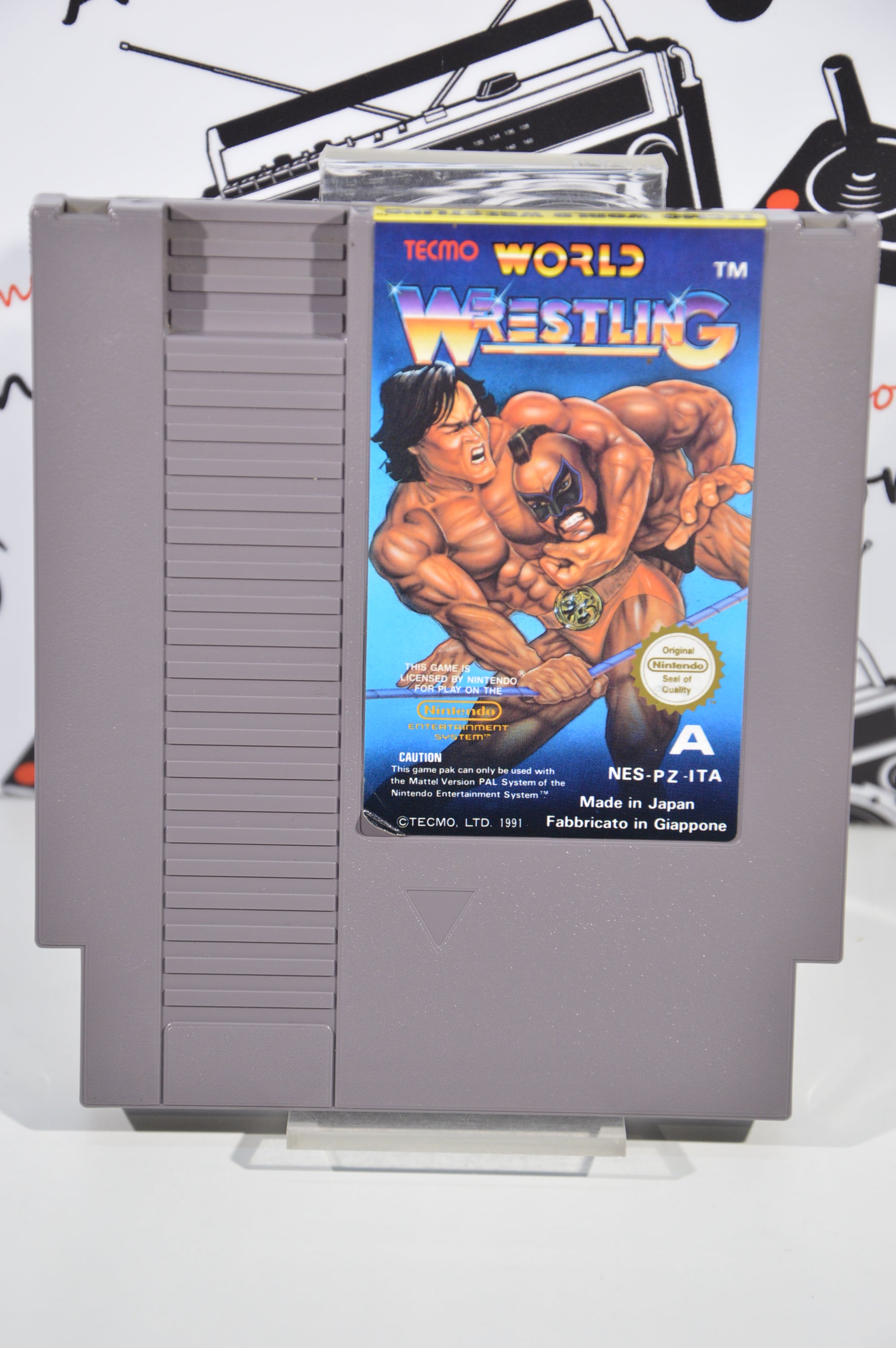 Tecmo World Wrestling Nintendo Nes Konami PAL A NES-PZ-ITA