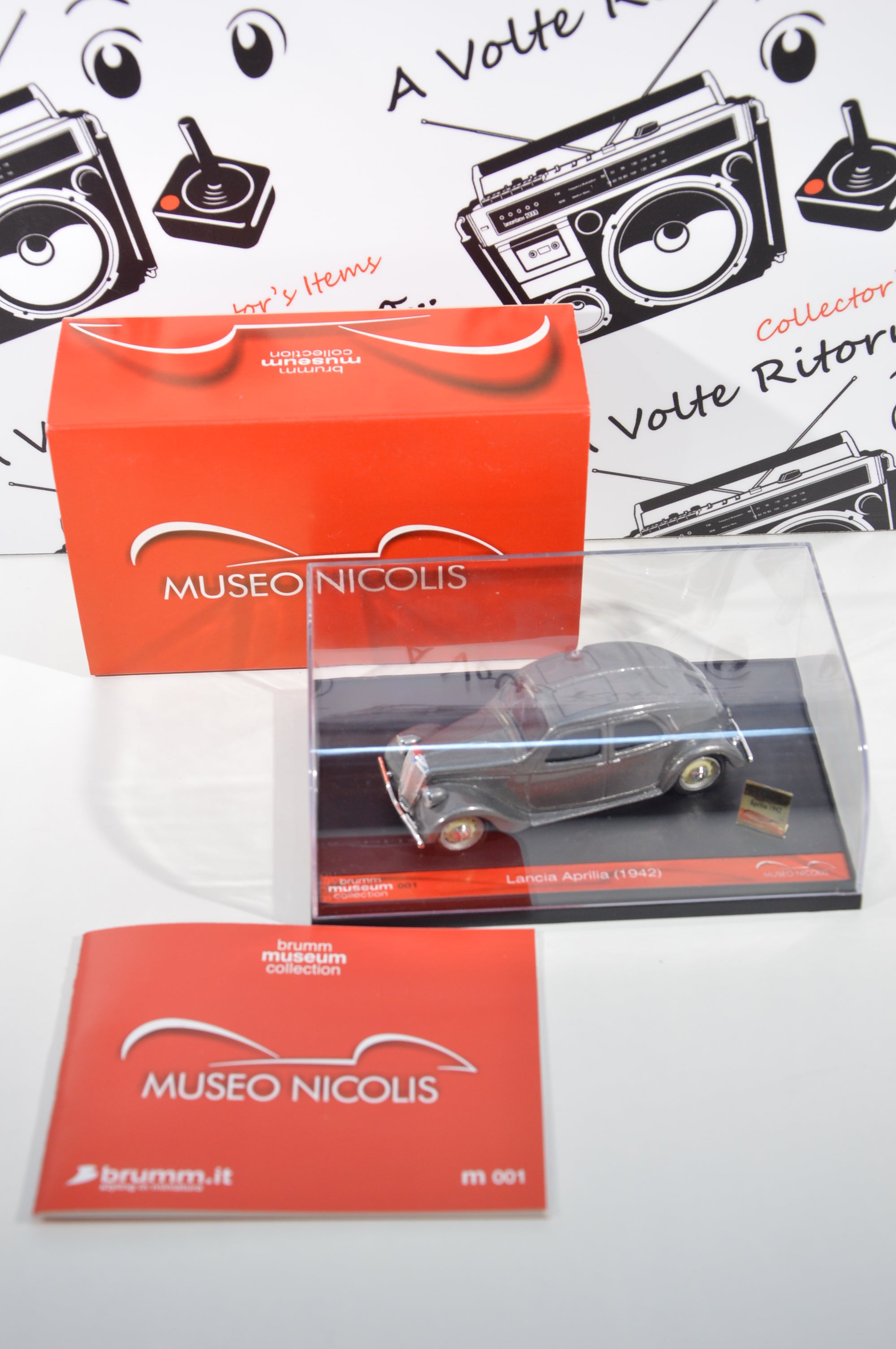 Lancia Aprilia 1942 Museo Nicolis Brumm scala 1:43 die cast model