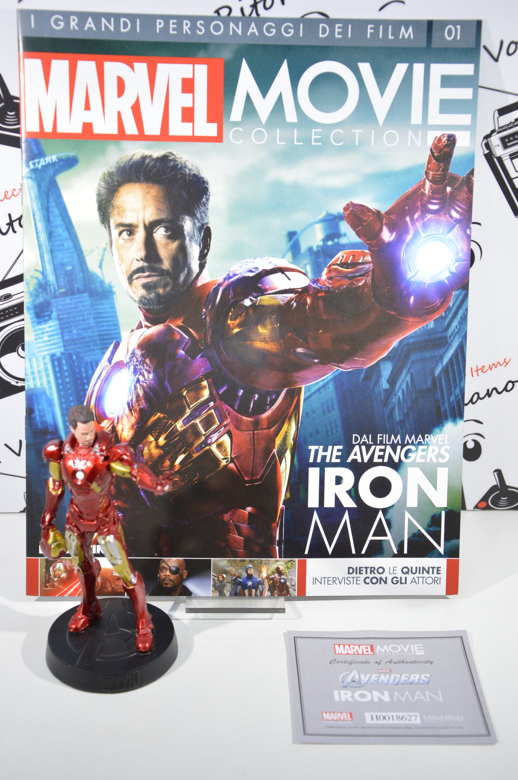 Iron Man Marvel movie collection 01 Eaglemoss Statuetta Marvel
