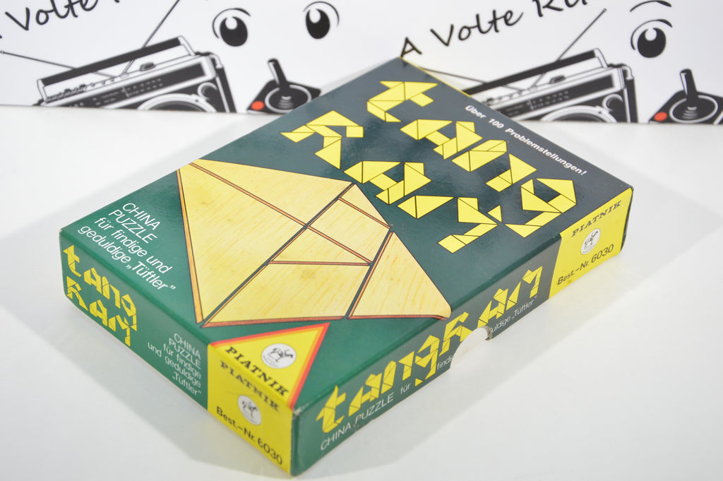 Tangram gioco di strategia vintage Piatnik versione tascabile china puzzle