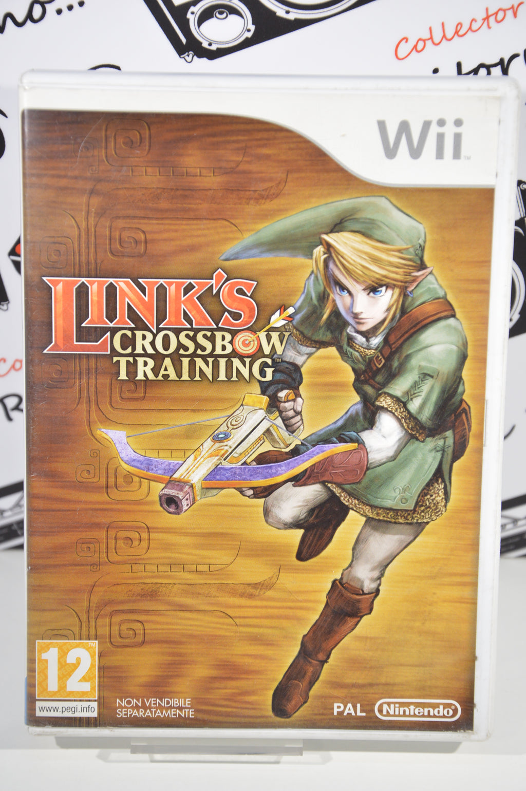 Wii Zapper + gioco Link's Crossbow training Nintendo Wii accessorio Wii console