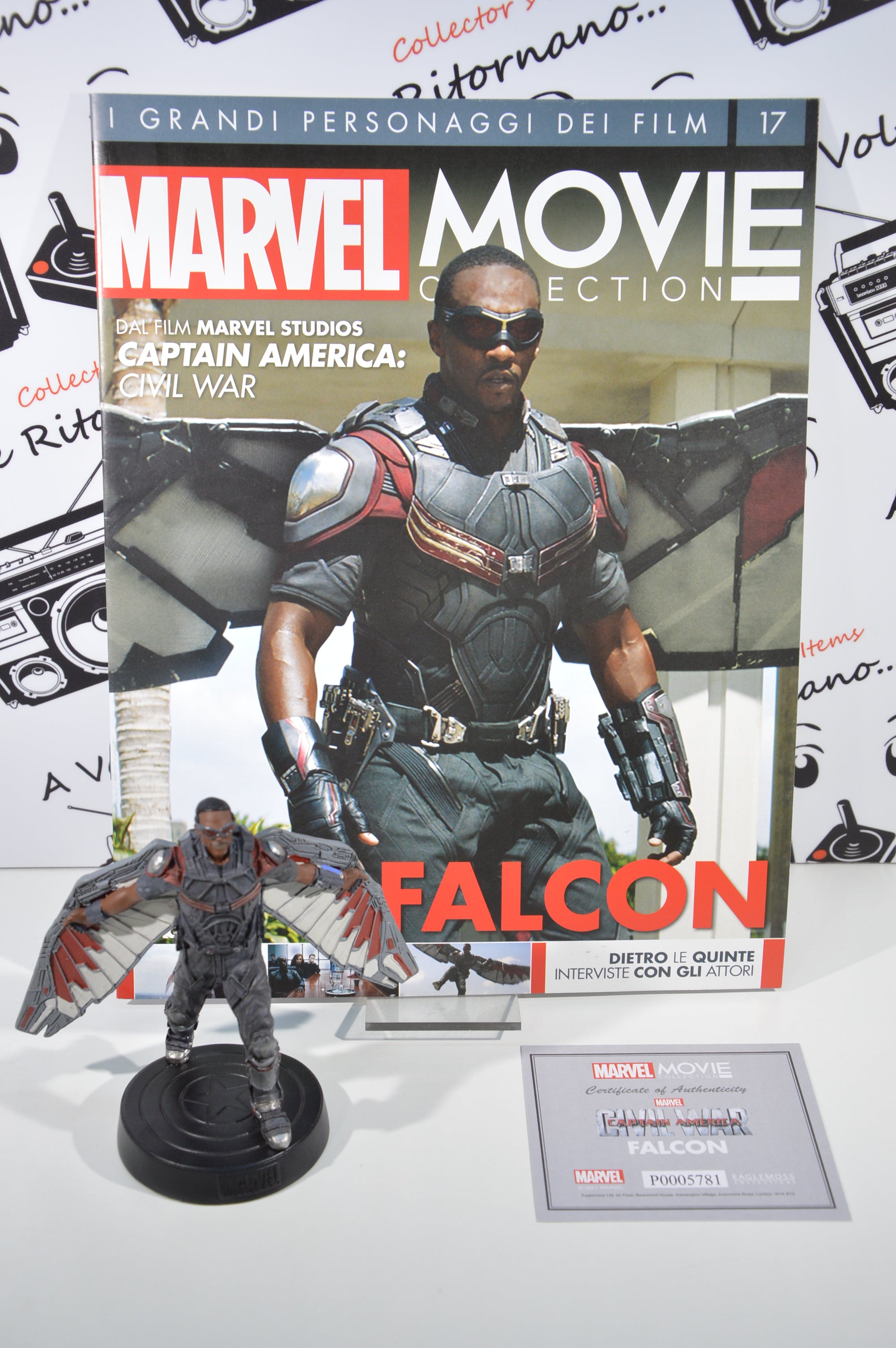 Falcon Marvel movie collection 17 Eaglemoss Statuetta Marvel