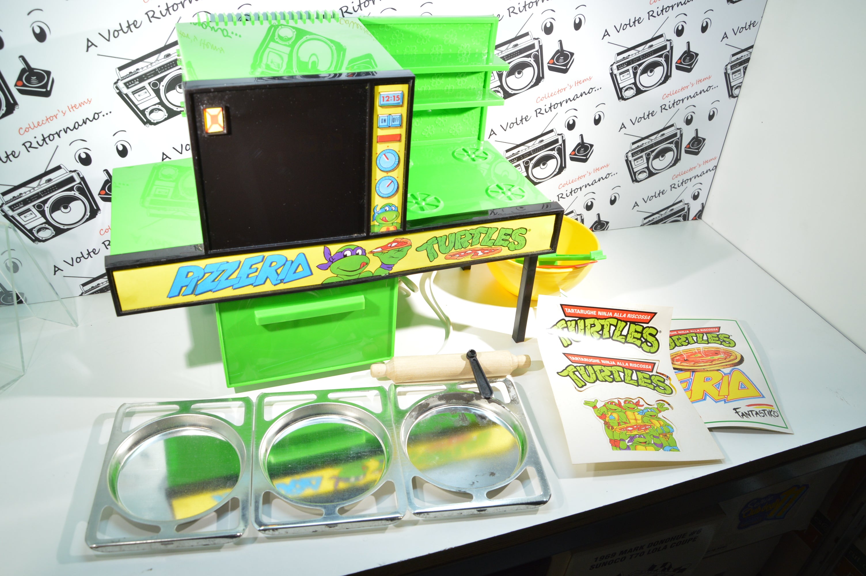 Harbert Turtles pizzeria forno Tartarughe Fantastiko vintage completo funziona