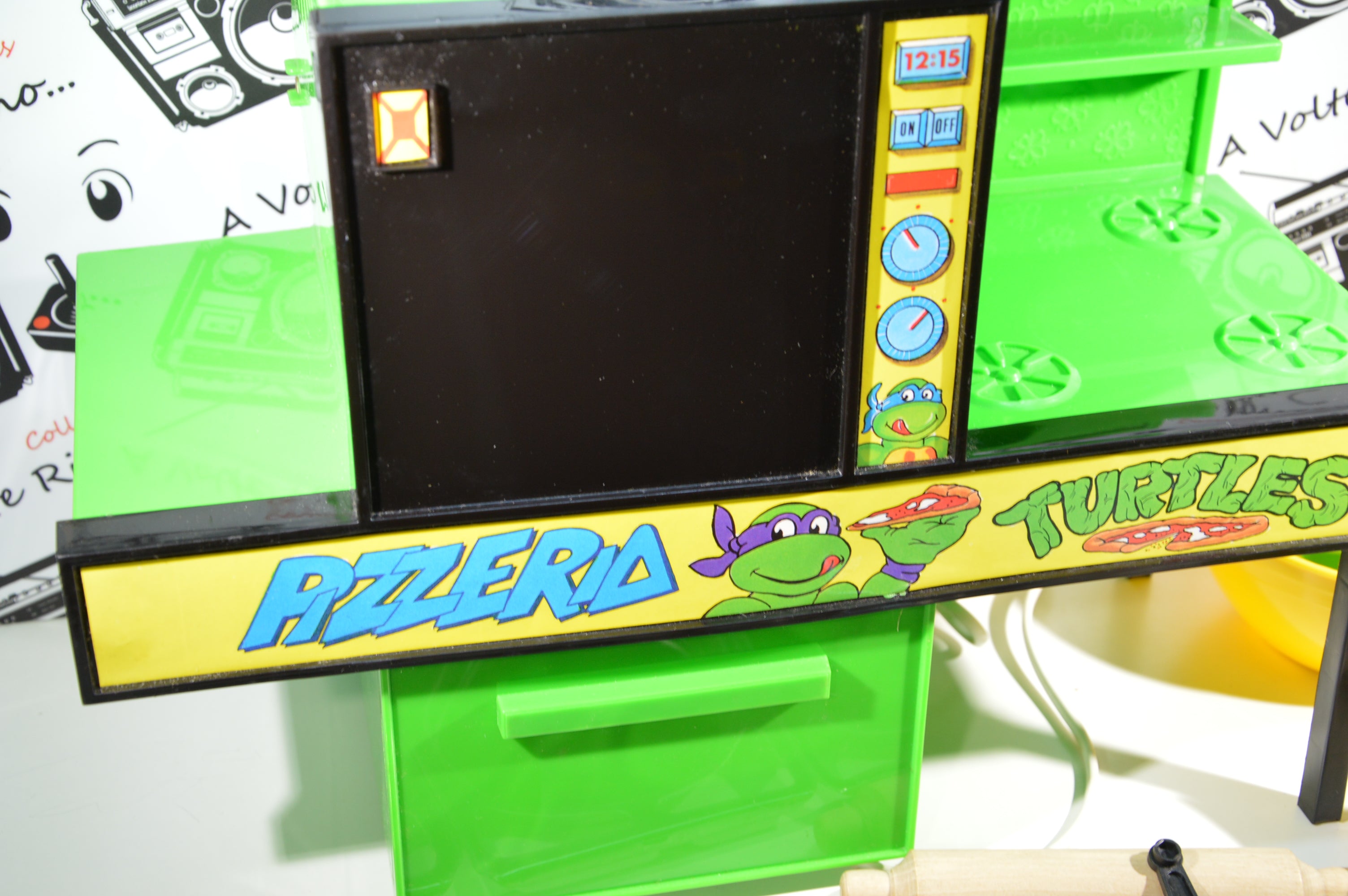 Harbert Turtles pizzeria forno Tartarughe Fantastiko vintage completo funziona