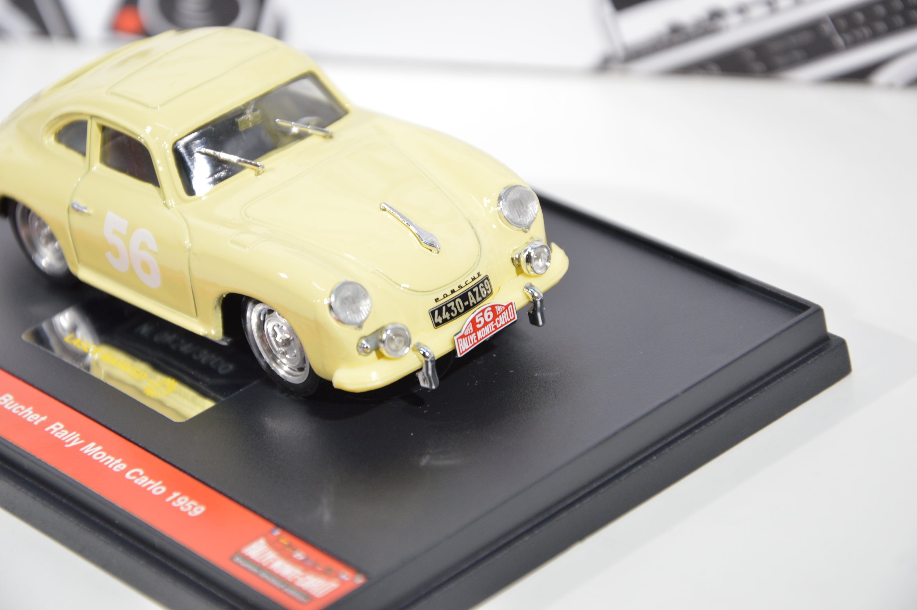 Porsche 356 coupè Rally Monte Carlo 1959 Brumm scala 1:43 die cast model S058