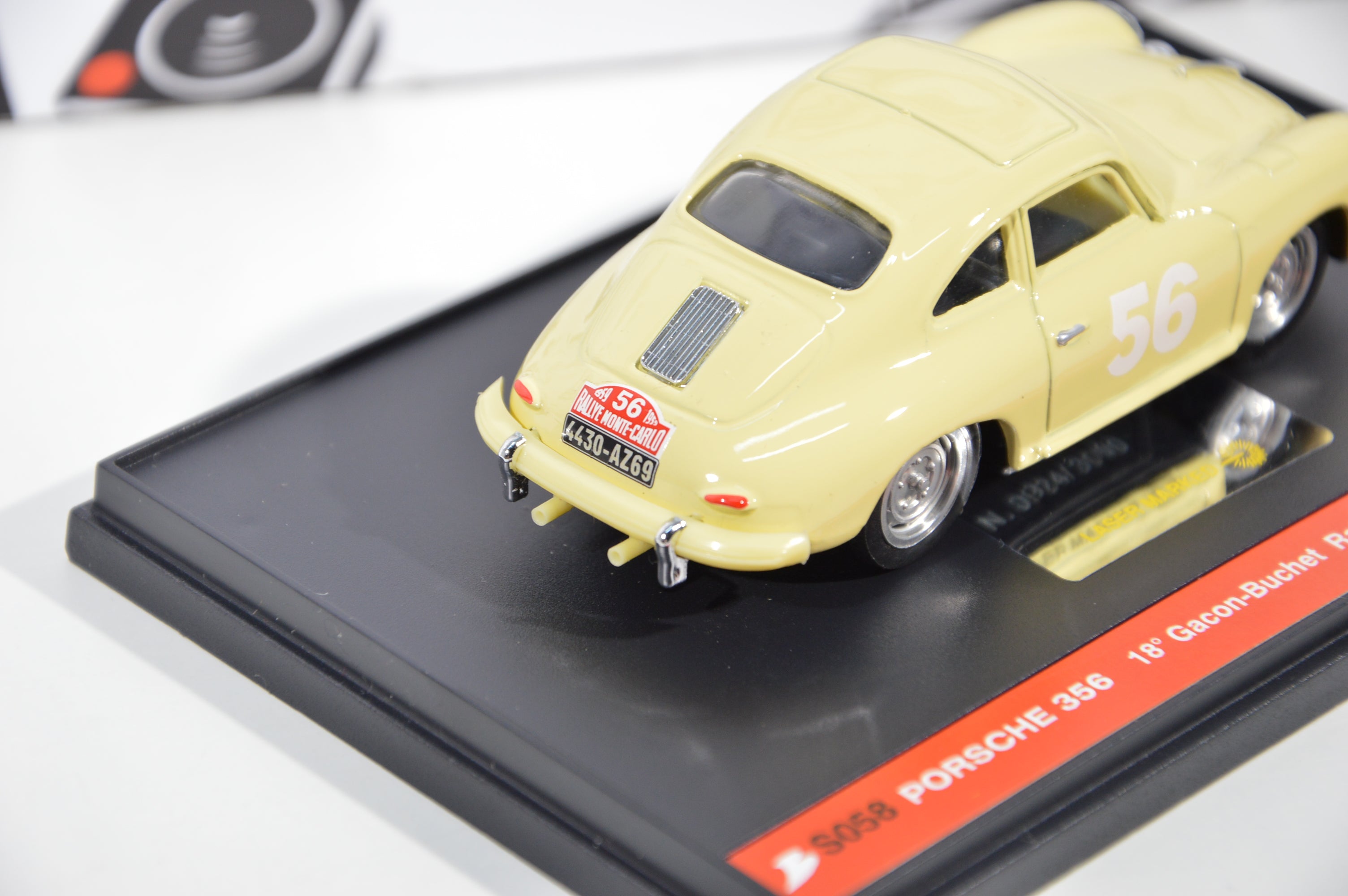 Porsche 356 coupè Rally Monte Carlo 1959 Brumm scala 1:43 die cast model S058